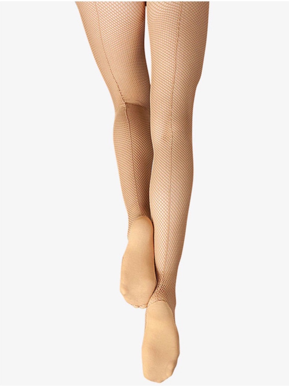 Theatricals Kids Back Seam Fishnet Tights - Classic Dance Tights Nude